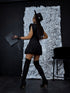 MINI dress "MIORICA" - BLACK